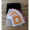 Bitcoin plaster in 3D-printed gift box (black)